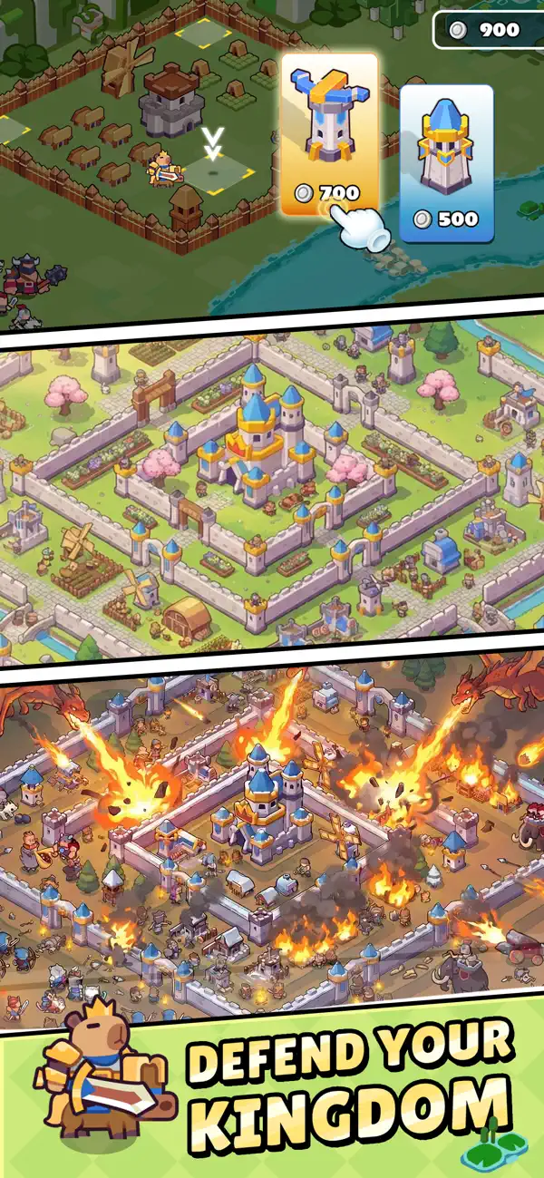 Keep the Crown:Tower DefenseTD iOS Mod IPA screenshot 2 - iOS game interface