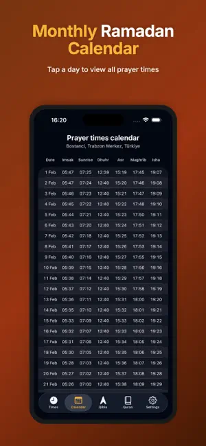 Prayer Times: Qibla & Adhan screenshot 2