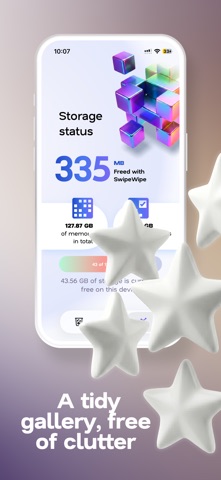 Swipe Wipe: Phone Cleaner iPhone screenshot