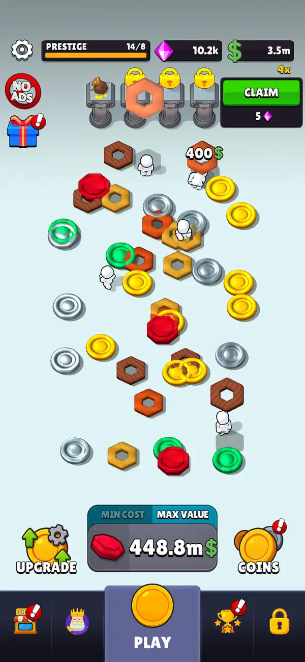 Coin Flip Master iOS Mod IPA screenshot 3 - iOS game interface