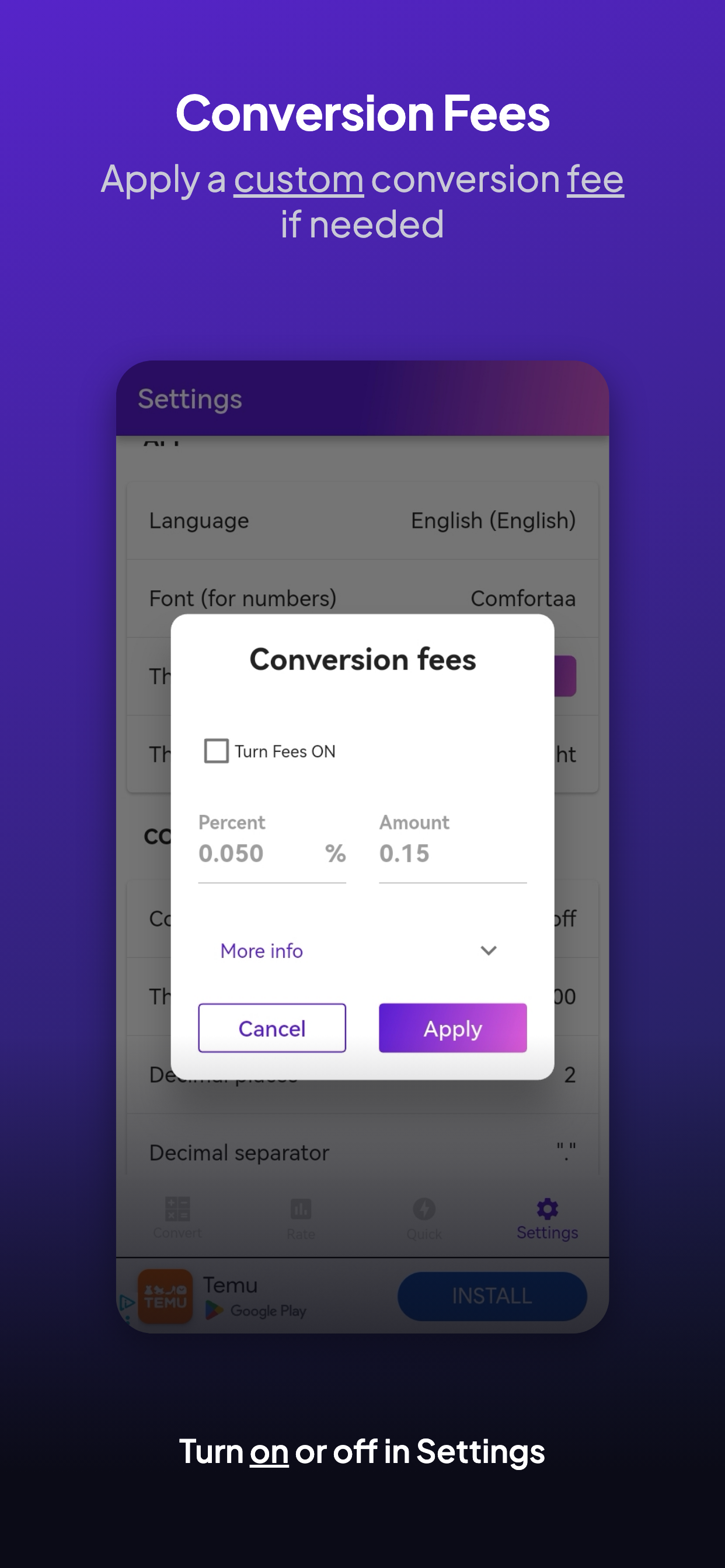 Fast Kuwaiti KWD converter screenshot 10