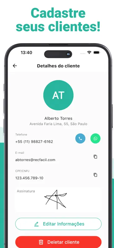 Recibo de Pagamento Orçamento screenshot 4 of 6