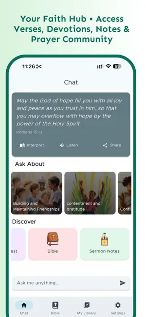 Bible chat - Faith Talk screenshot 2