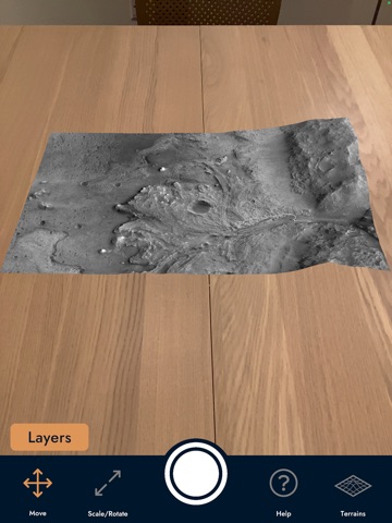 JMARS AR Viewer iPad screenshot