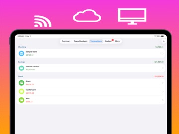 Tracken: Budget Planner iPad screenshot