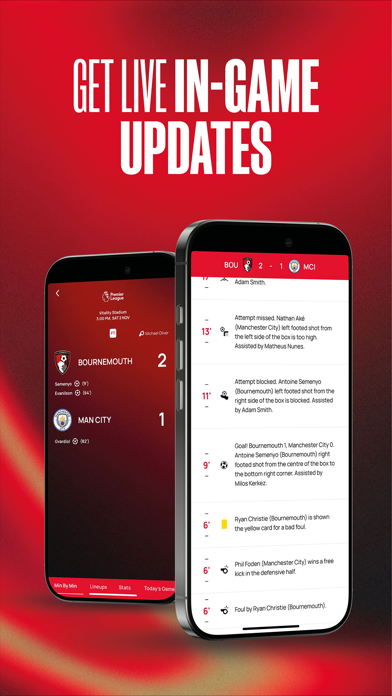 AFC Bournemouth iPhone screenshot 5 - Sports app