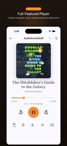 Shelved: Audiobookshelf reader Screenshot 2 of 8
