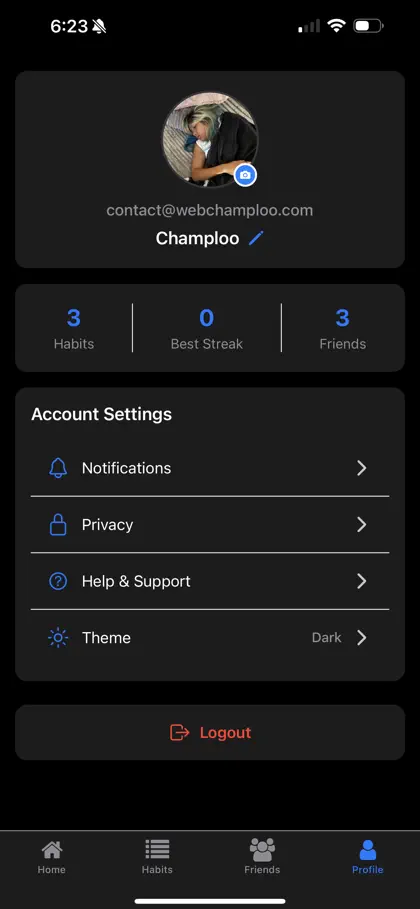 Screenshot 5 von 5 zu Tandem: Better habits together