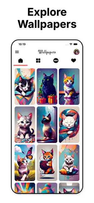 Cute Cat Wallpapers screenshot 1