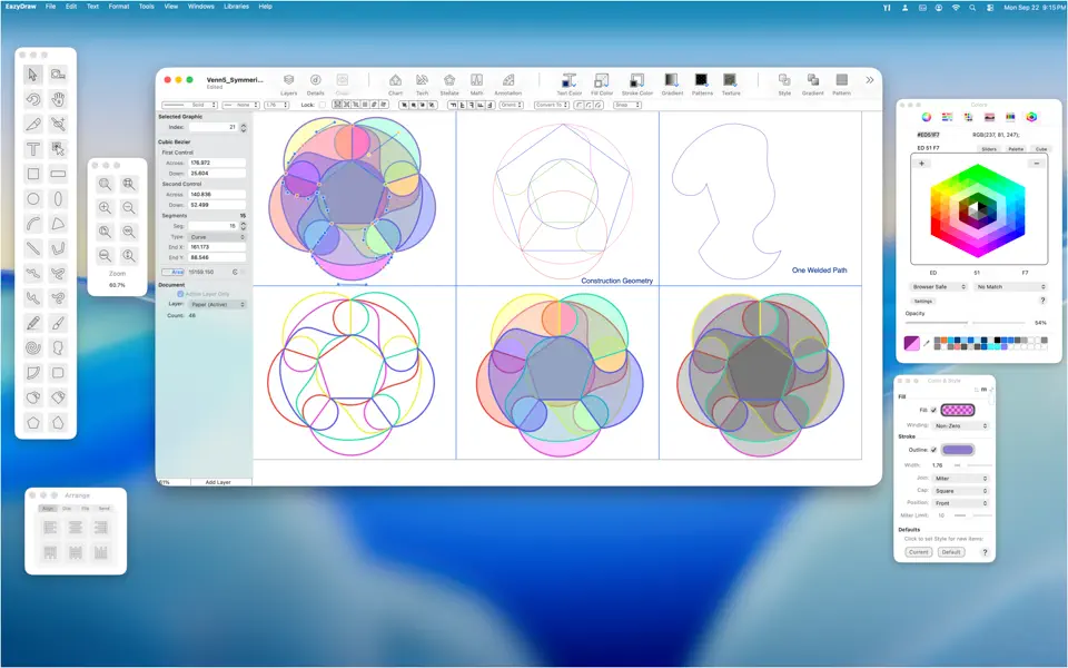 Screenshot 1 of EazyDraw 12.2.5