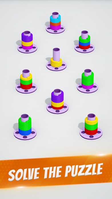 Rope Color Sorting Screenshot