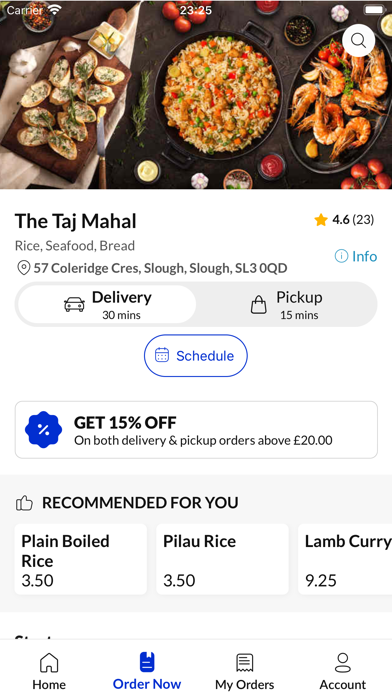 The Taj Mahal Slough Screenshot