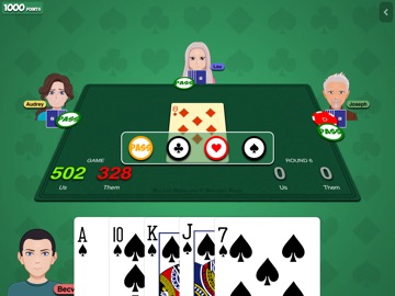 Belote-Rebelote iPad screenshot