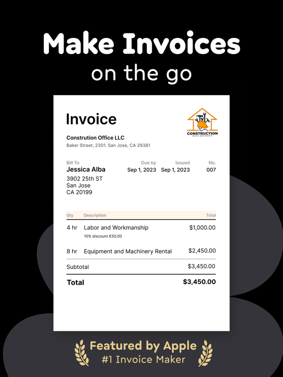 Invoice Maker, Estimate Billduのおすすめ画像1