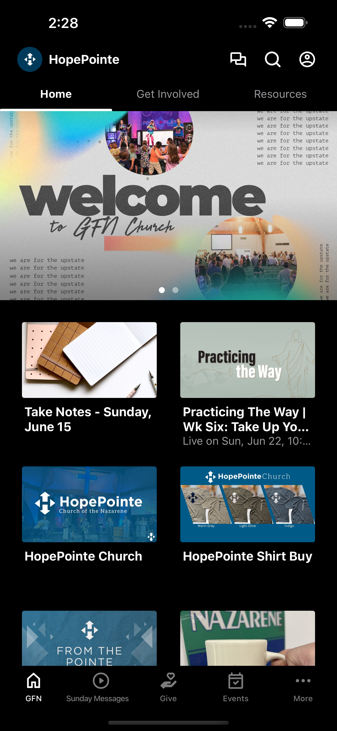 HopePointe Church App