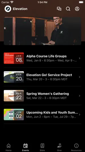 Elevation Church UT screenshot 2