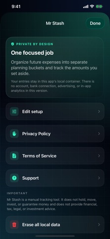 Mr Stash⋅Money Bucket Planner のスクリーンショット