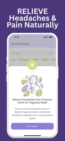 Acupressure & Pain Relief Map screenshot