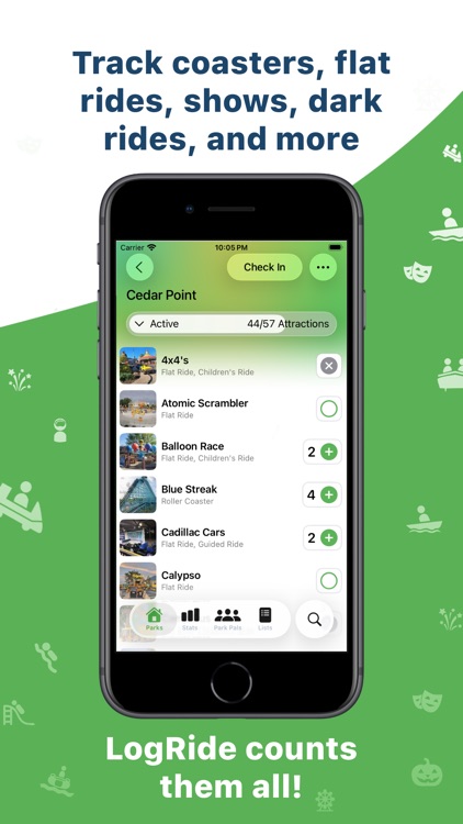 LogRide - Theme Park Tracker