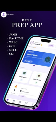 JAMB CBT + WAEC 2027 - MyQuest screenshot 1