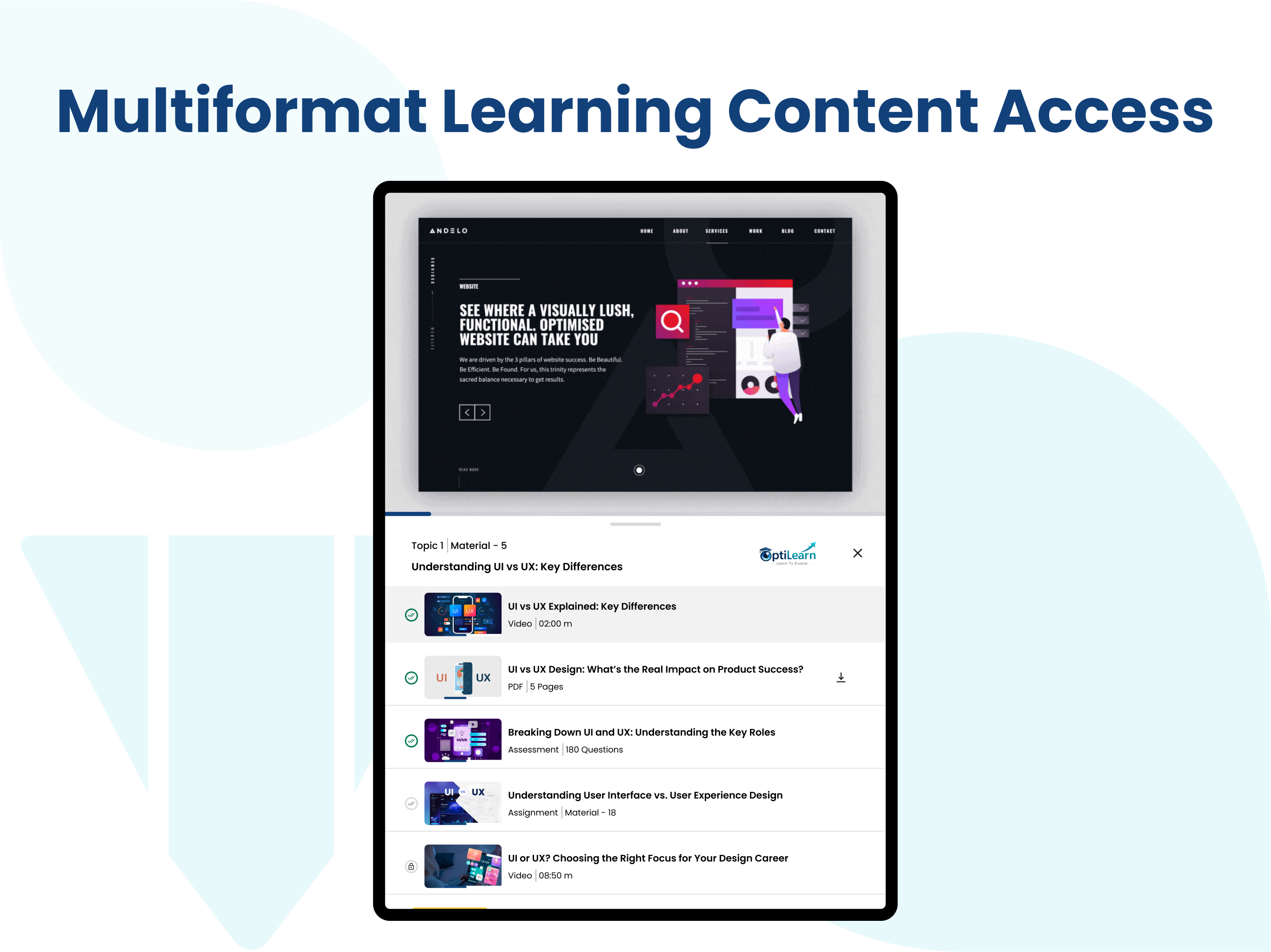 OptiLearn screenshot 9