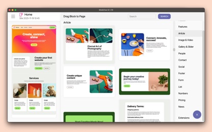 Mobirise Website Builder screenshot 3