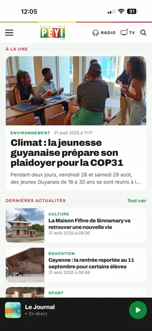 Radio Télé Peyi Guyane screenshot 2