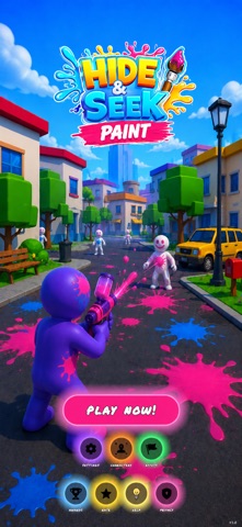 Chameleon : Hide & Seek Paint iPhone screenshot