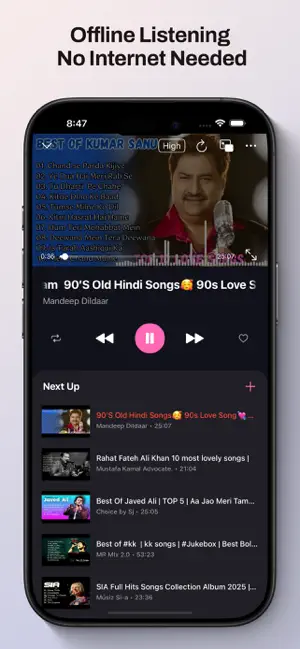 Offline Music Tube Browser screenshot 1