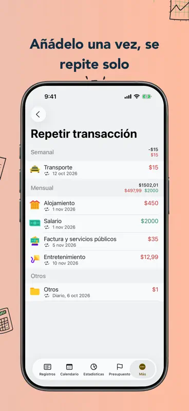 Money Tracker: Control Gastos screenshot 8 of 8