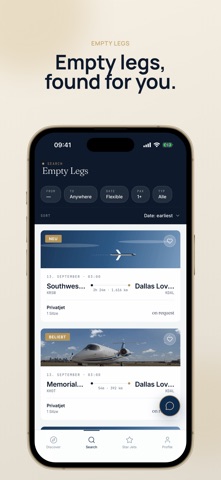 PrivJet Empty Leg Concierge Screenshot 2 of 8