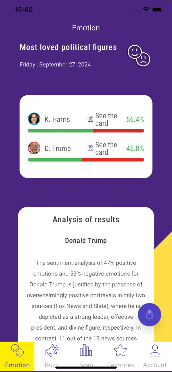 Screenshot #1 pour QOTMII 2024 US Elections Pro