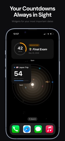 Countdown Widget - Span Screenshot 2 of 4