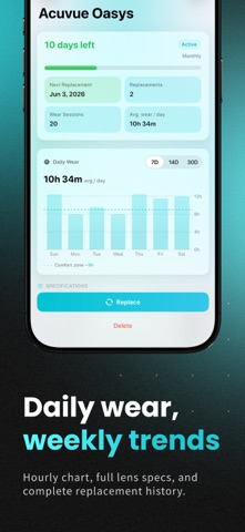 EyeEase: Lens Tracker Screenshot 3 of 6