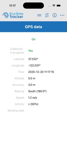 Eco Emo Tracker iPhone screenshot