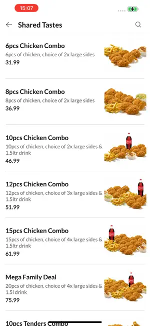 Texas Chicken iPhone screenshot 4
