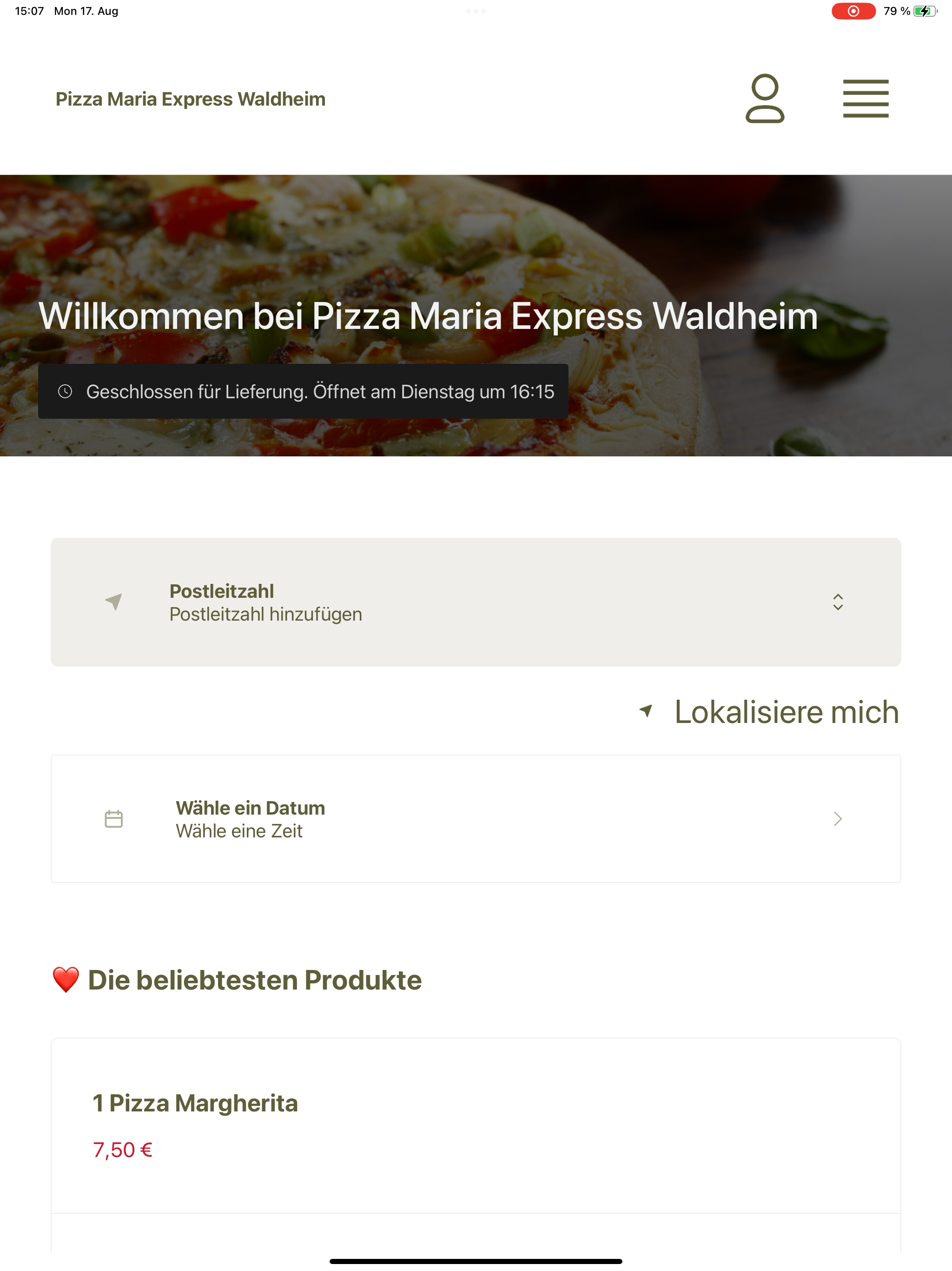 Pizza Maria Express Waldheim screenshot 5