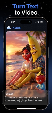 Kumo - AI Video Generator iPhone screenshot