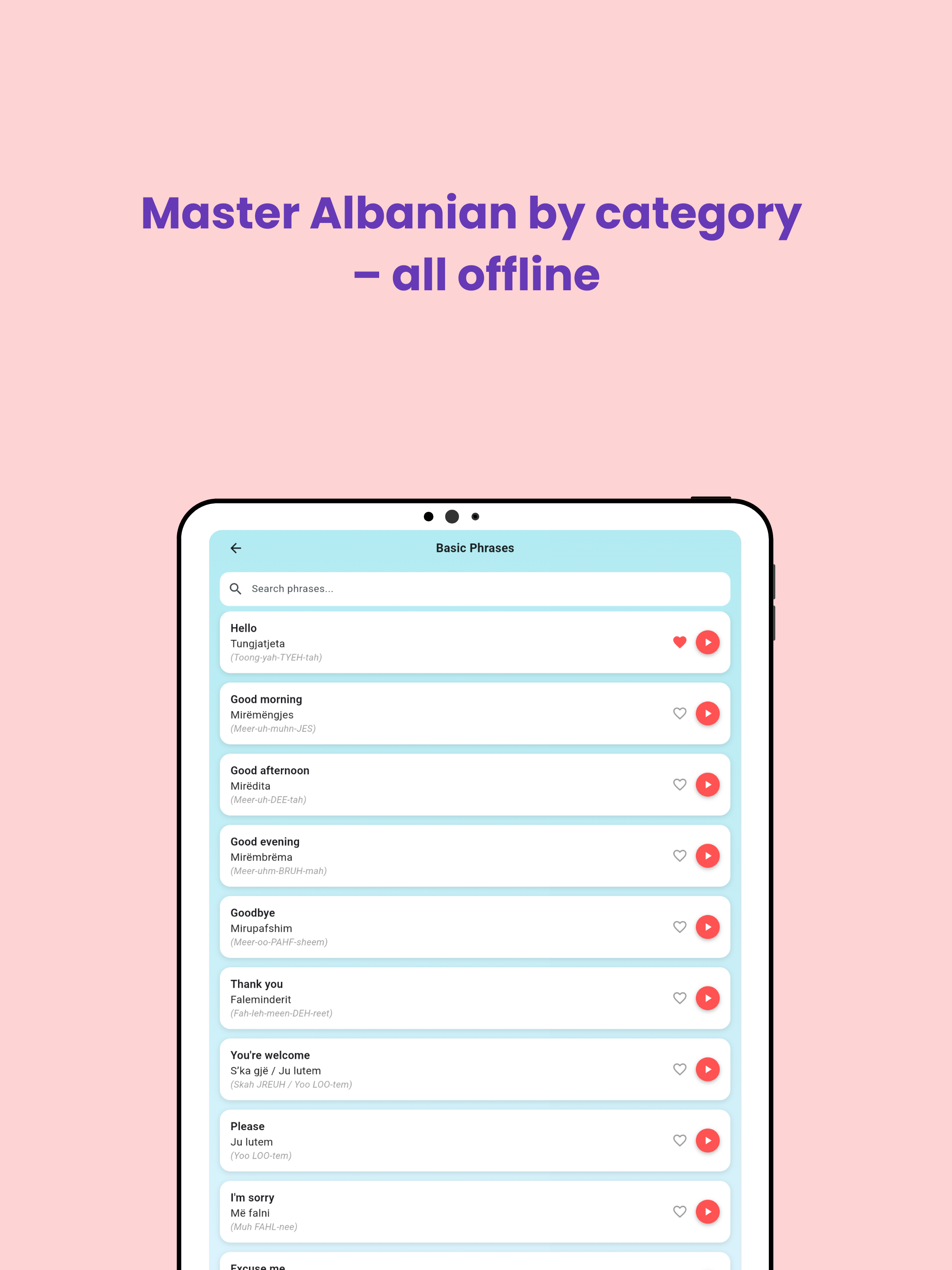 Albanian Phrasebook