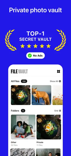 Photo Vault - Hide Secret Lock screenshot 1
