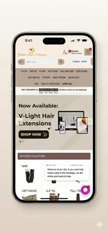 Golden Lush Extensions Inc. screenshot