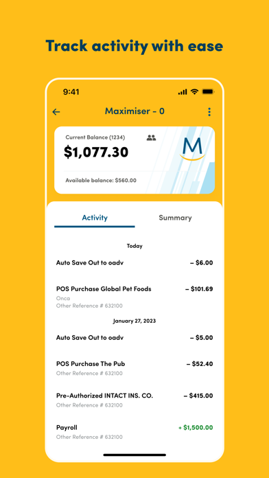 Meridian Mobile Banking Screenshot