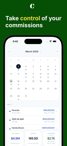 Controlla: Commission Tracker Screenshot 1 of 3