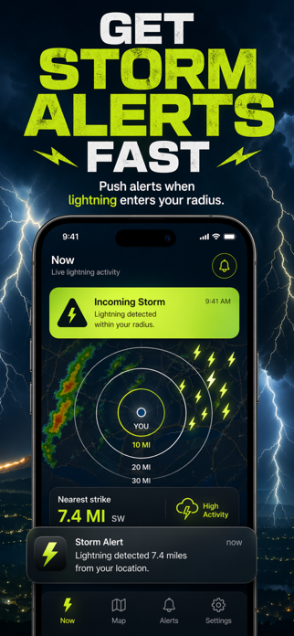 Lightning Tracker & Radar Map Screenshot 2 of 5