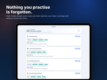 OSCEY: AI OSCE Prep & Practice iPad screenshot