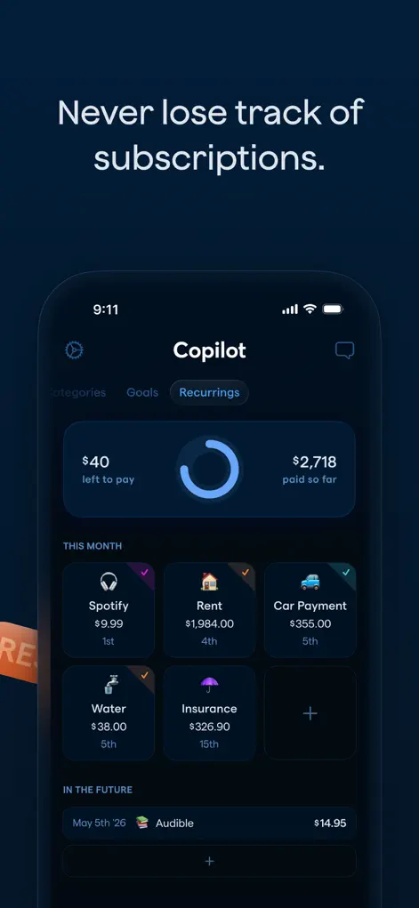 Copilot: Track & Budget Money - App de Finanzas | MWM