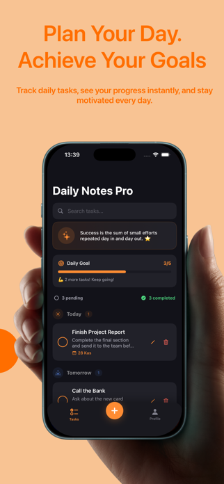 Taskly – Daily Goal Planner Screenshot 1 of 4