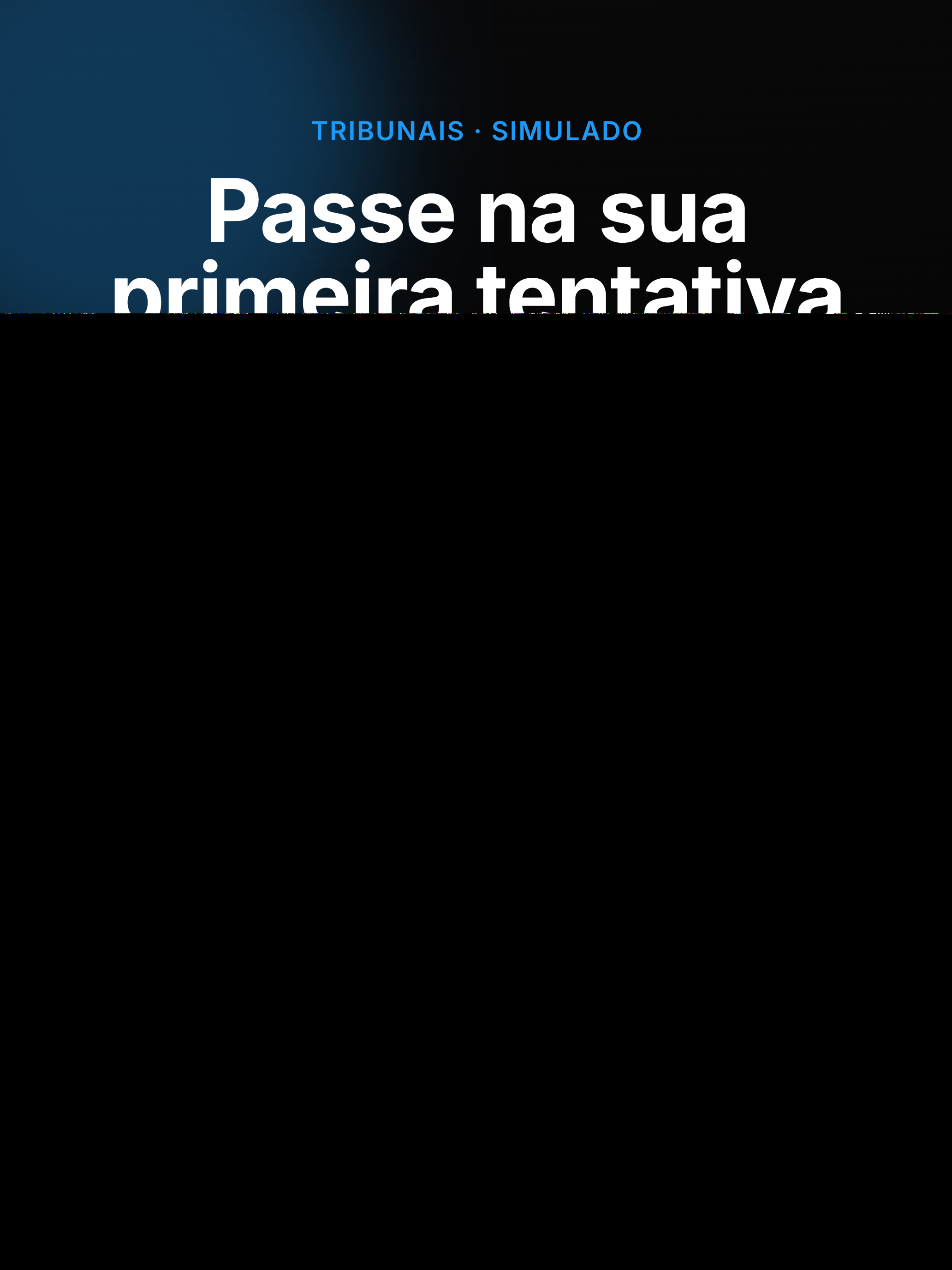 Tribunais Simulado: TRT TRF TJ screenshot 7