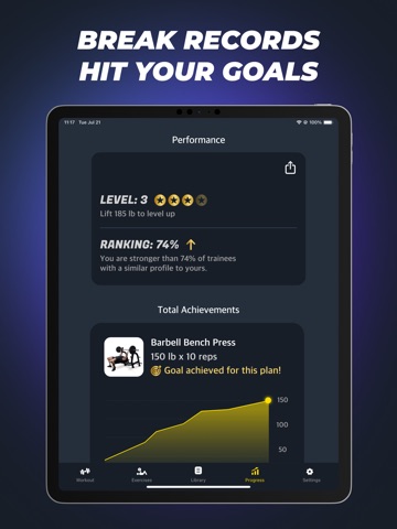 Gymverse: Gym Workout Planner iPad screenshot 3