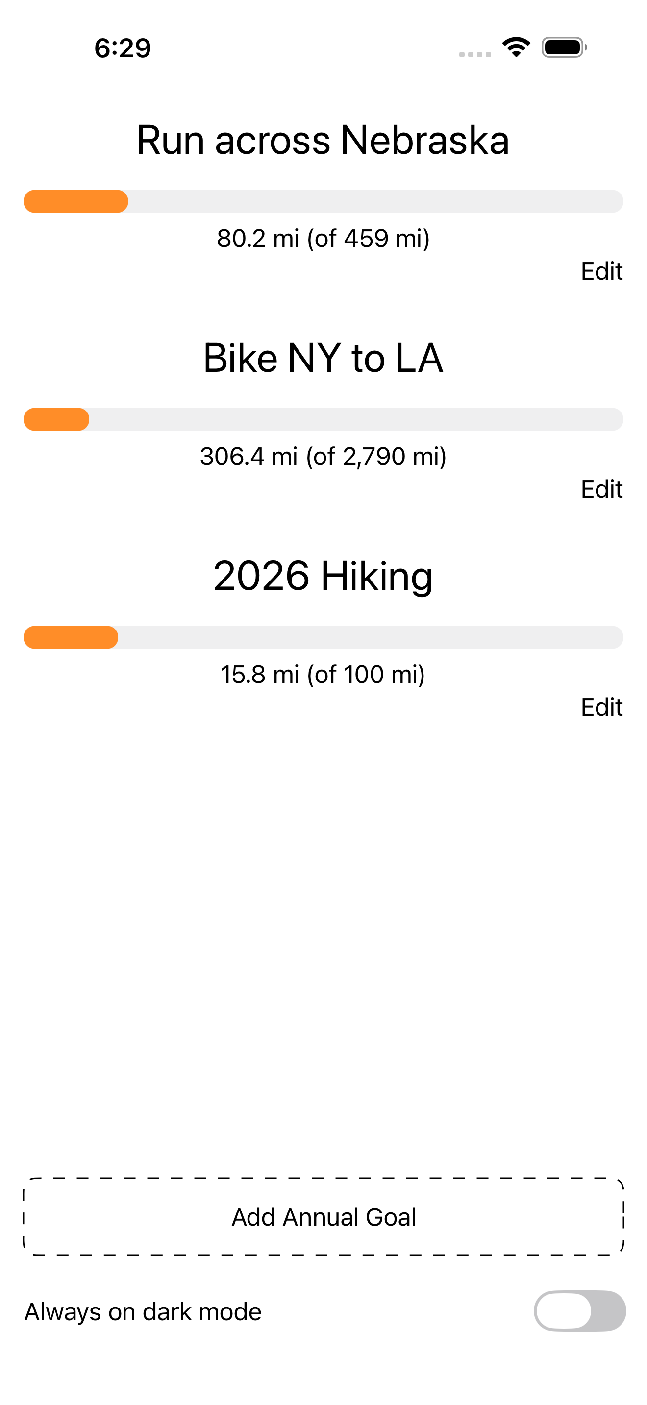 Farther: Workout Goal Tracker screenshot 6